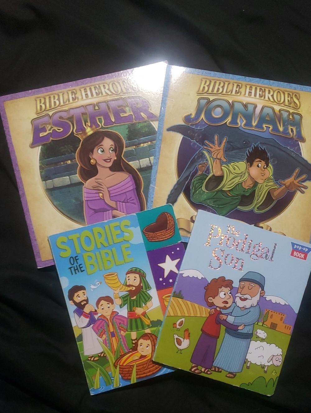 🖤5/$12 Religious Kid's Books Lot x4